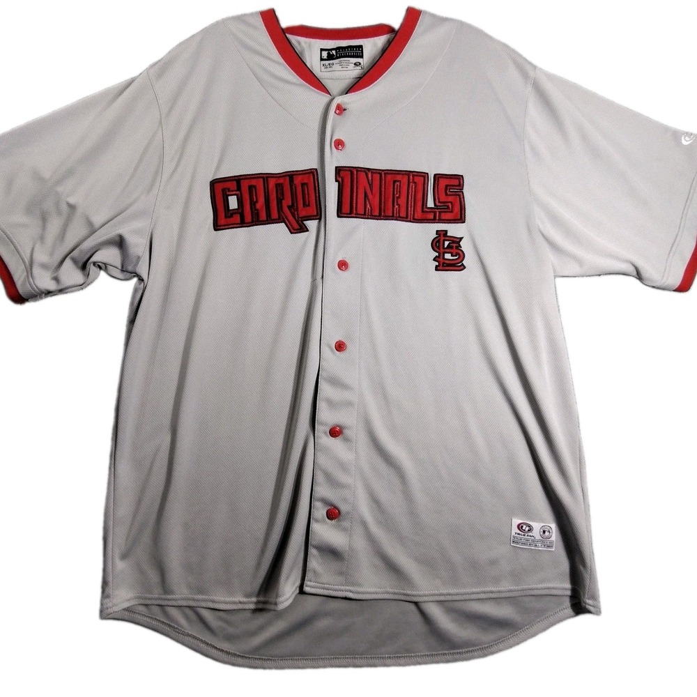 St. Louis Cardinals Jersey XL Gray True Fan Series MLB Baseball 84517